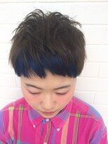 カンネ(kanne)&nbsp;ネイビーフリンジショート【kanne】