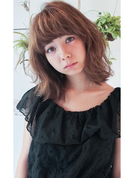 ウィービーパセリ atre川越店(WE BE PARSLEY) 【PARSLEY】スポンテニアスひし形カールグレージュミディ