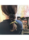 *三つ編みおろしアレンジ*