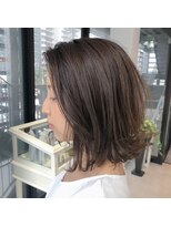 テラスヘア 新潟駅南(TERRACE hair)&nbsp;アッシュベージュ×外はねボブ