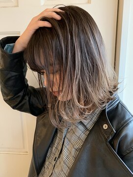 ヘアーワークス ヘルム 渋谷店(HAIR WORKS HELM) バレイヤージュカラー