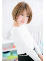 耳かけガーリー◎フェミニン大人ボブb