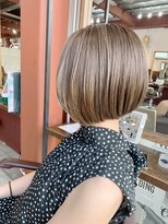 ルーファス 恵比寿 渋谷(Ruufus)&nbsp;白髪ぼかしハイライトグレーベージュ【Ruufus恵比寿渋谷】3156