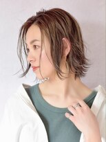 ヘアサロン セロ(Hair Salon SERO)&nbsp;【セロ姫路】外ハネボブにハイライト&ウエットスタイリング