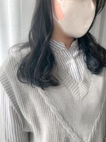 シア(sia) インナーカラー/ネイビーブルー