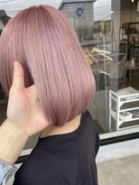 ナンバー(number+)&nbsp;20代30代40代大人かっこいいハイライトブリーチ無造作ミディ