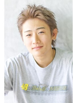 にもう ４スパイキーショート　ミディアムウルフ　パンクヘア