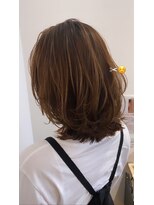 イニット 奈良新大宮(init.)&nbsp;20代 30代 40代 ミディアム 大人かわいい セクションカラー