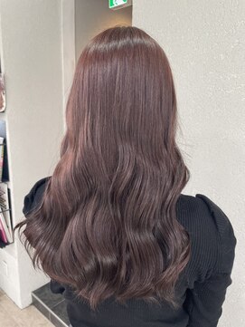 アジールヘア 所沢プロペ通り店(agir hair) ダークラベンダーピンクブラウン透明感所沢小手指
