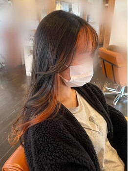 ミーテ(miite)の写真/【新潟市西区】髪質を再生するシステムトリートメントで《カラー×髪質改善》ナチュラル～派手髪までお任せ