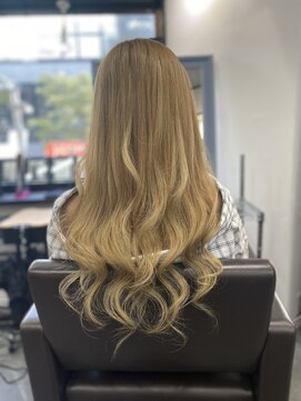 プルエクステのお店ネクスト(NEXT) #プルエクステ #ハイトーン #GLAY #ロング #エクステ #可愛い