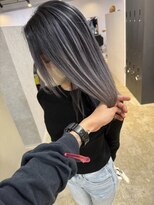 メリー オオサカ(Merly Osaka)&nbsp;色持ち抜群！寒色コントラストバレイヤージュ_gray ash_