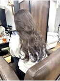 切りっぱなしボブ エアリーロング 美髪 ピンクブラウン