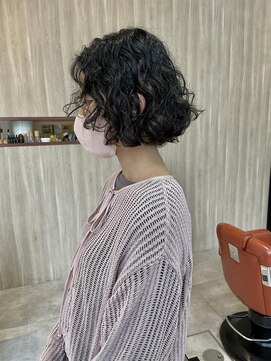 ナップヘアー NAP hair ナチュラルカーリー×ボブ/佐藤杏丸