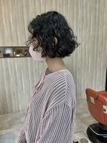 ナップヘアー NAP hair ナチュラルカーリー×ボブ/佐藤杏丸