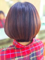 アークスヘアー&nbsp;20代30代40代ナチュラルハイライトレッドブラウン立体感大人ボブ