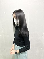 キュア 表参道(CURE)&nbsp;黒髪/グレージュカラー/ココアベージュ/ヘルシーロング[表参道]