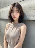 大人可愛い小顔前下がりボブ×ナチュラルボブ×ミニボブ20代30代