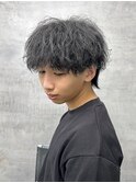 MEN'S HAIR カルマパーマ ダークアッシュ ニュアンスパーマ