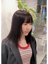 シアン 栄店(CYAN.)&nbsp;ぷつっとカットに顔まわりレイヤー