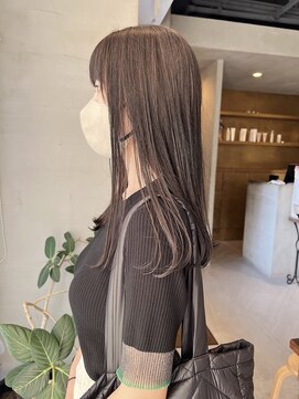 ヘアー アイス ルーチェ(HAIR ICI LUCE) ブリーチなしカラー グレージュ/ラベンダーグレージュ/堀場