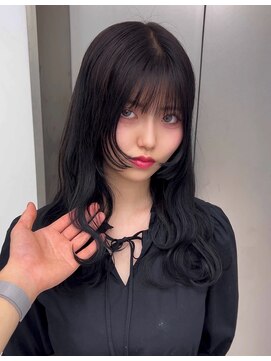 ビューナゴヤ 名駅(VIEW NAGOYA) 前髪カタログ/イメチェンスタイル／ウェーブパーマ/ミディ