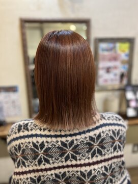 ベレッタ 枚方店(veretta.) 柔らかなピンクベージュ30代/40代/50代（田村良平）/ツヤ髪/艶髪