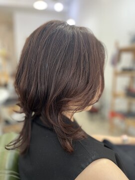 パラッチ 甲東園店(Palacchi) ウルフカット、ハイブリッドカラー