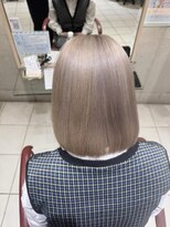 エム インターナショナル 春日部本店(EMU international)&nbsp;透明感UP！くすみベージュボブ