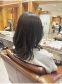 大人美人くびれヘア艶感結べるボブうる艶髪レイヤーカット