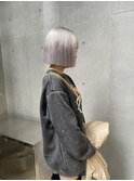 white silver/ホワイトシルバー ボブ ハイトーン