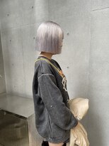 ヴァーディ オモテサンドウ(Vardy omotesando)&nbsp;white silver/ホワイトシルバー ボブ ハイトーン