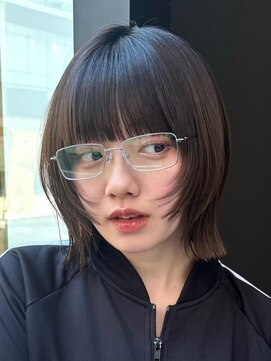 ノイ(noi) 顔周りレイヤーカットグレージュカラーくびれボブショートカット