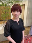 ブリーチなし レッドブラウン 赤カラー