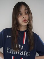 テクネ 天神大名(techne)&nbsp;天神大名顔周りレイヤーカットミディアムボブタッセルボブパーマ