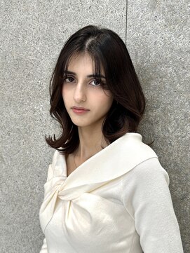 ディオ アンド ルーチェ アット(Dio&Luce at.) チョコブラウン×くびれヘア