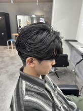 メンズパーマで朝のセットを楽に◎