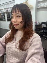 アオ(AO。)&nbsp;姫カット/レイヤーカット/グラデーションからー/暖色カラー