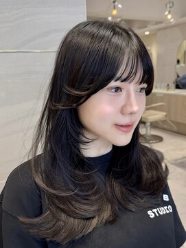 ミズチャーム(Ms.CHARM) 顔まわりレイヤー/顔まわりカット/韓国/外苑前