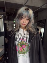 ギークス(GEEKS) 【GEEKS渋谷】ロングレイヤー/デザインカラー/冬カラー/前髪あり