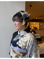 ルッツ(Lutz. hair design)&nbsp;1/11 成人式セット＋着付け 《kiyoka》