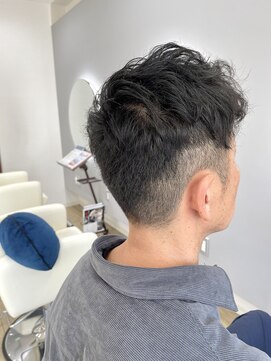 ニックピック(NicPic) 40代リピーター様　爽やか刈り上げ2ブロック / 倉敷ヘッドスパ