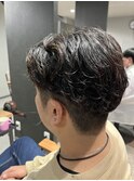 MEN’S HAIR/サーフカール/刈り上げセンターパート/柏