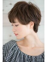ヘアーロギア 栄店(hair LOGiA)&nbsp;★hair LOGiA★　〇外はねショート　耳かけアレンジ