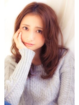 ニコ(NiCO) 【NiCO 八戸】伸ばしかけ 大人可愛い くせ毛風 ふわミディ ♪