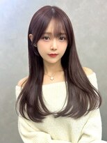 ロイプラスムサシコスギ(Roi+ musashikosugi)&nbsp;髪質改善/フェイスレイヤー/セミロングスタイル/ワンカール
