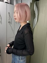 リラス 博多(rilas)&nbsp;外ハネボブ　ハイトーンボブ　イメチェン　ワイドバング
