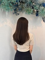 ハチ(Hachi) 艶感ブラウンのまとまりロング