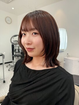 オン キャナルシティ博多前店(on) 【晴音】くびれミディアム/顔周りレイヤー/20代
