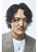 スパイラルパーマメンズパーマ高円寺バーバーフェード顔剃り眉毛